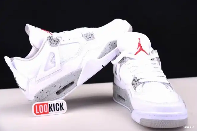 Rep TB Retro 4 Jordan (2021) Oreo CT8527-100 White 0618